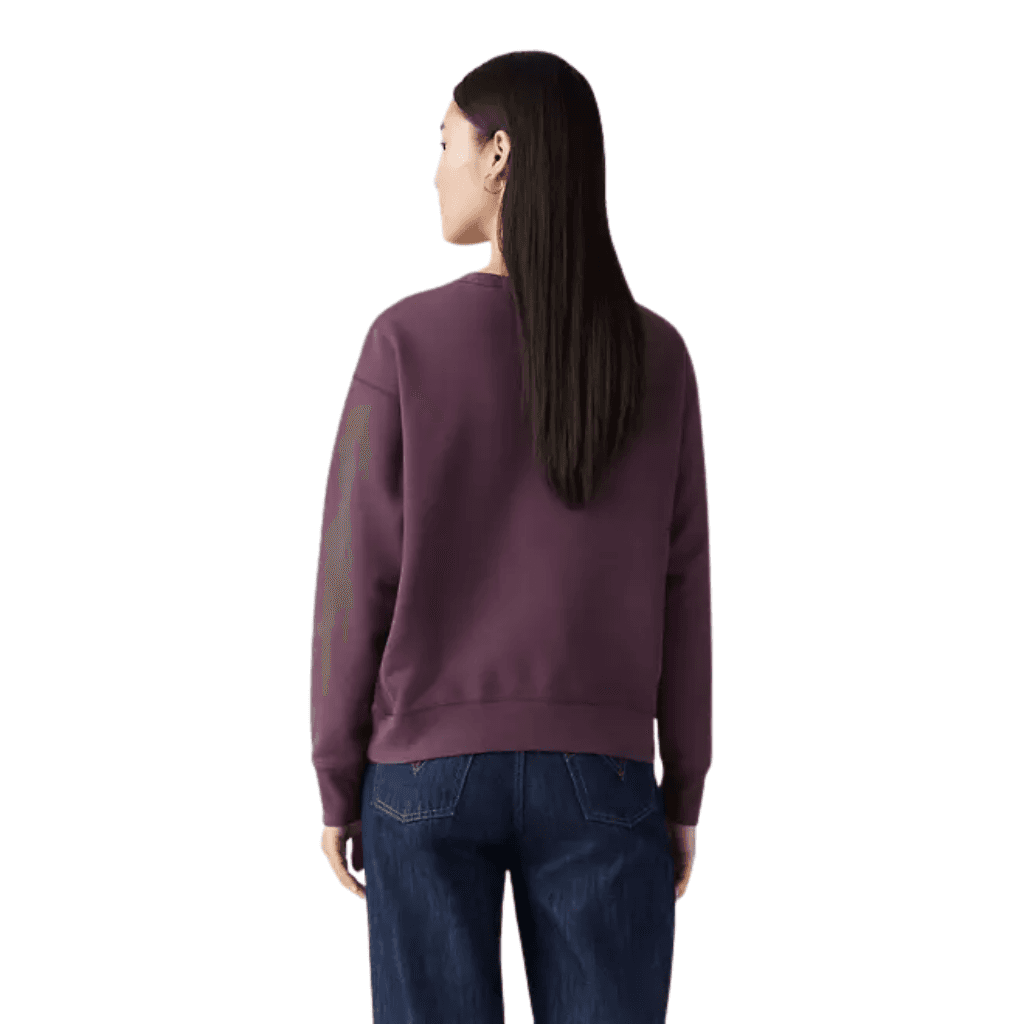 Levi's Graphic Heritage Crewneck Gd Plum Perfect
