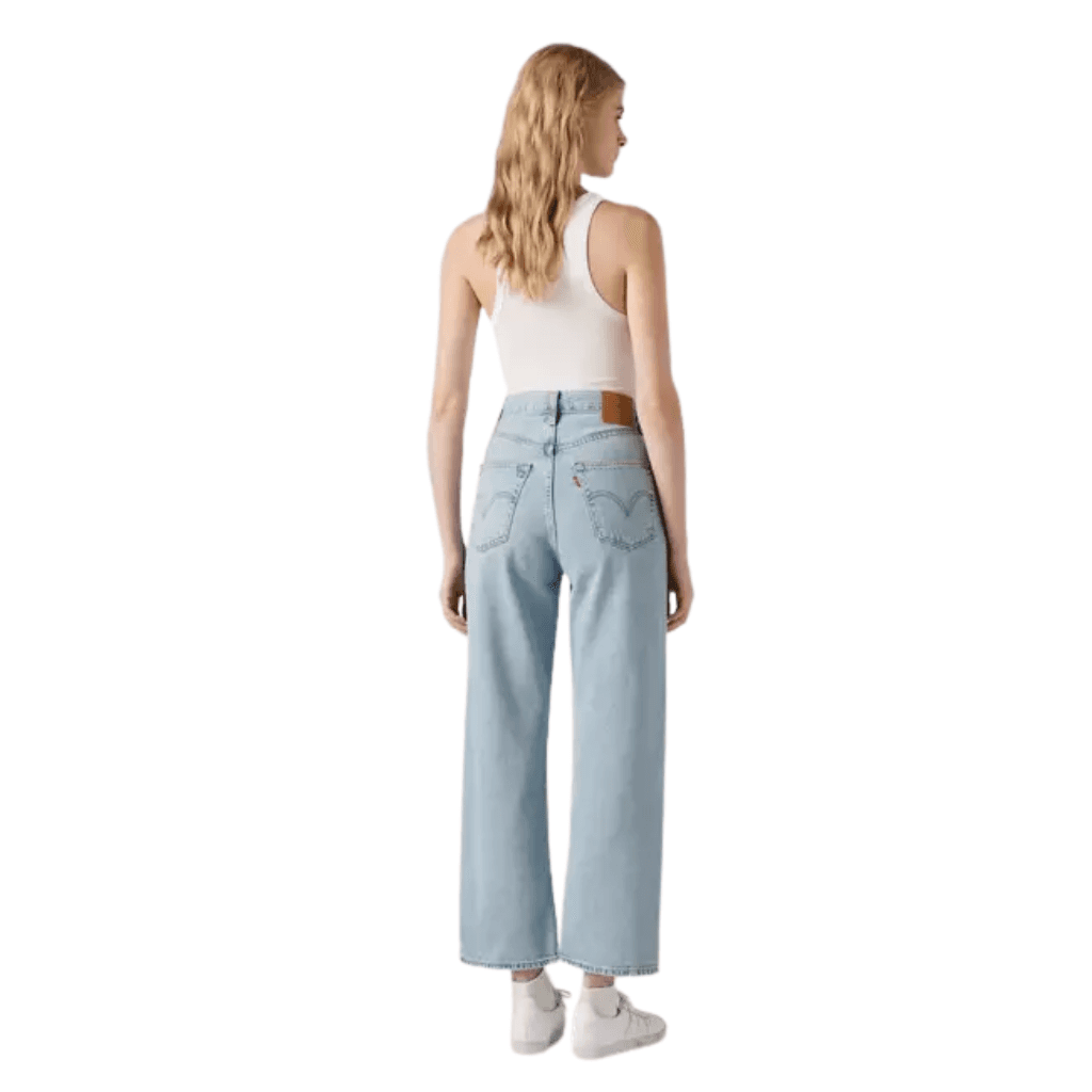 Levi's Ribcage Straight Ankle Jeans Middle Road