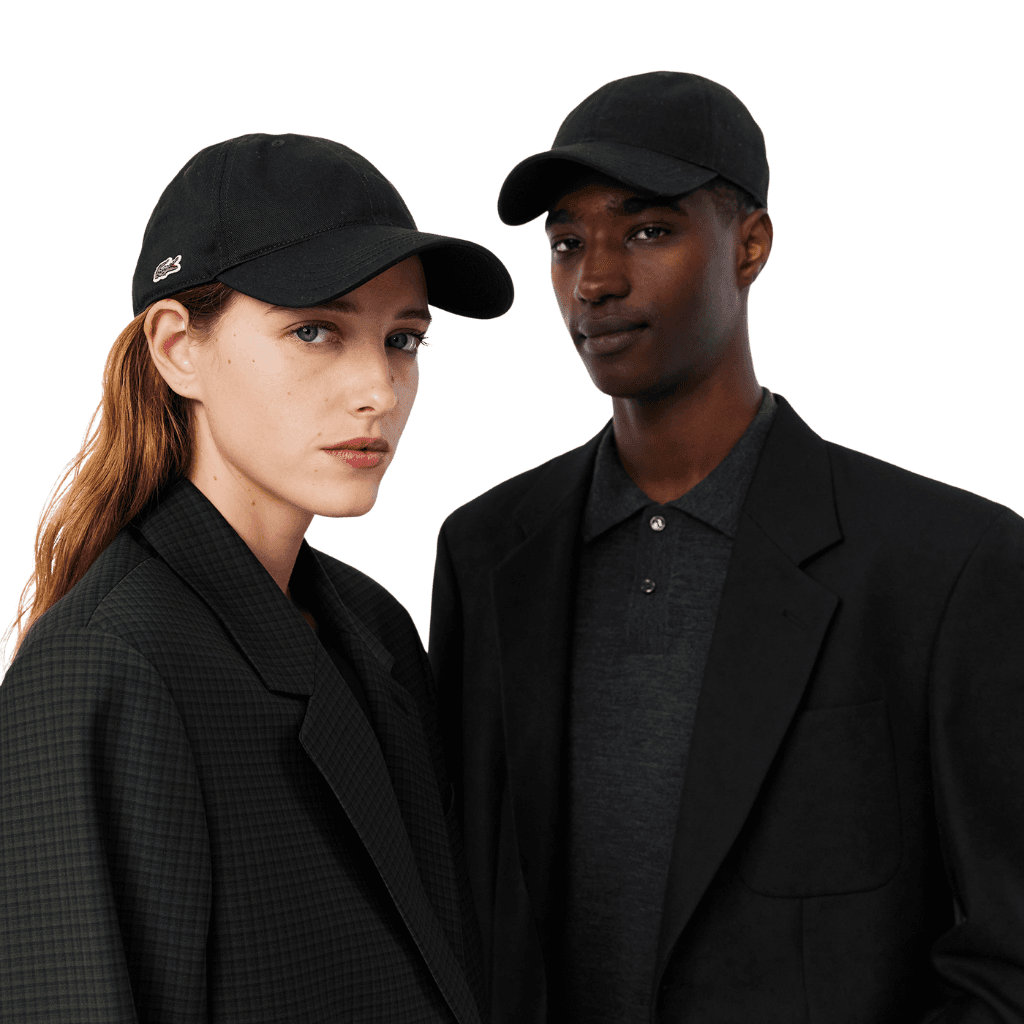 Lacoste Monochrome Cotton Hat Black