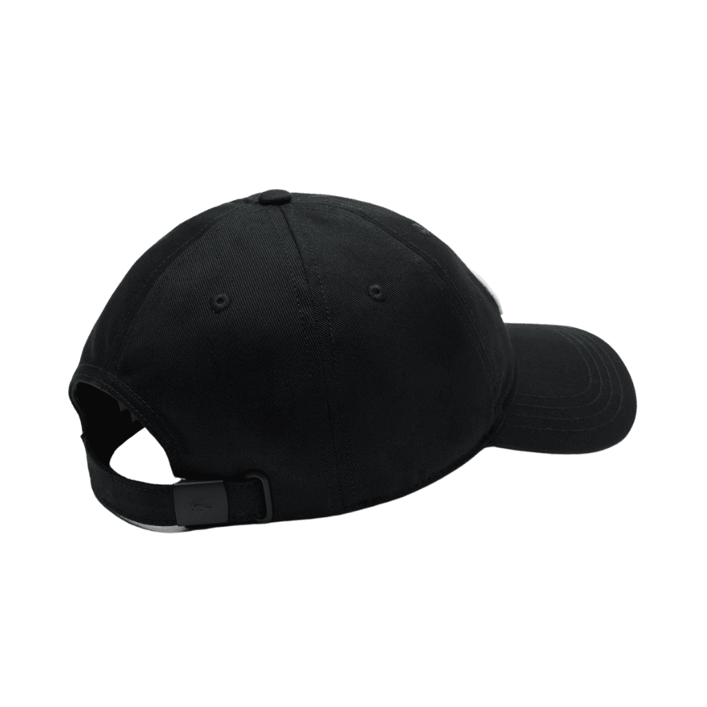 Lacoste Adjustable Cotton Hat Black