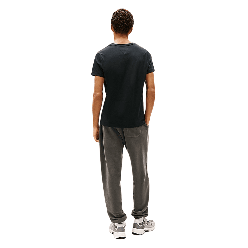 Tommy Jeans Original Jersey V Neck T-Shirt Tommy Black