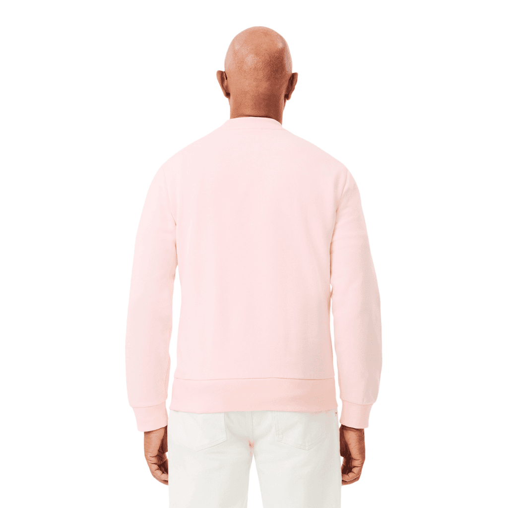 Lacoste Fleece Crew Neck Sweatshirt Flamingo