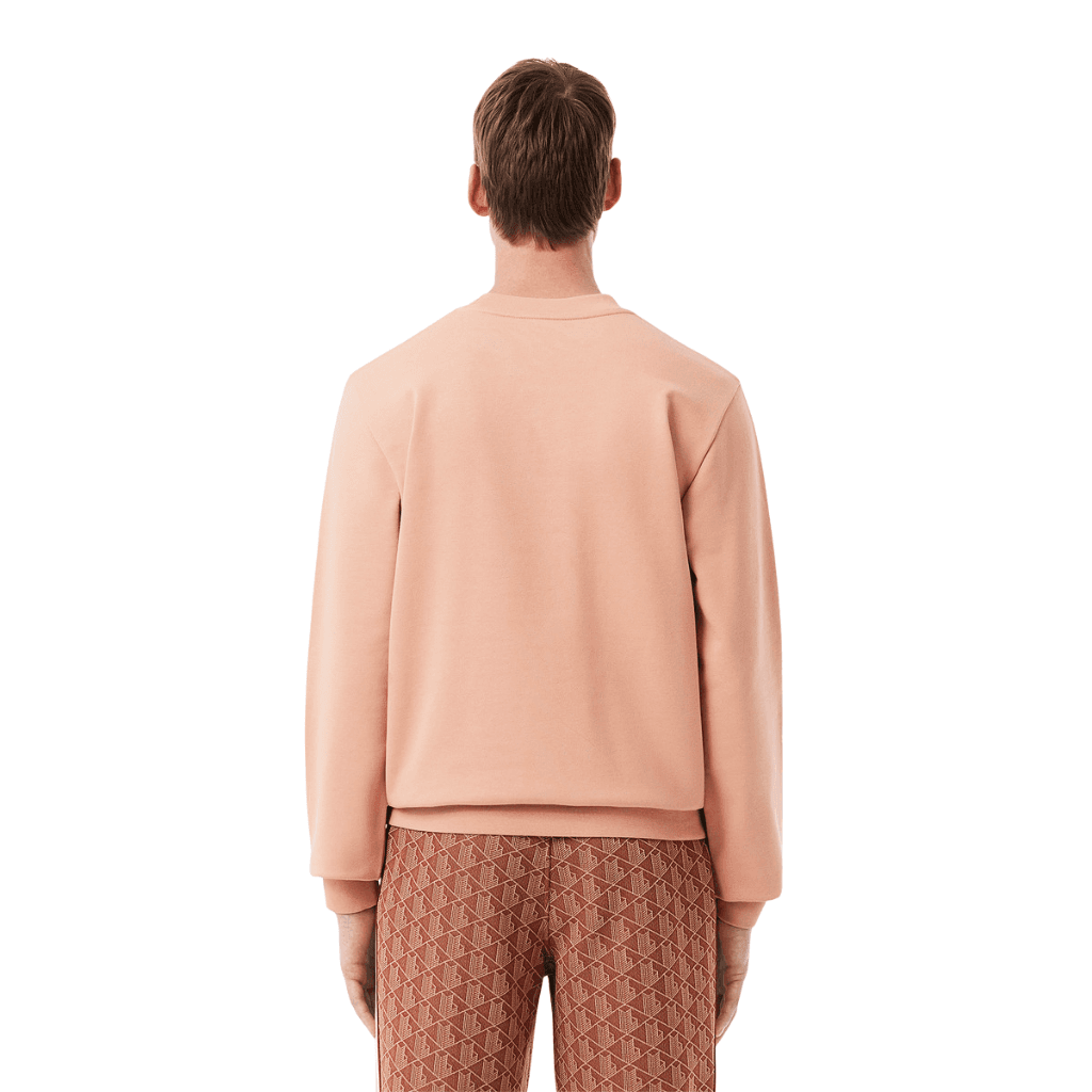 Lacoste Classic Fit Cotton Fleece Sweatshirt Latte