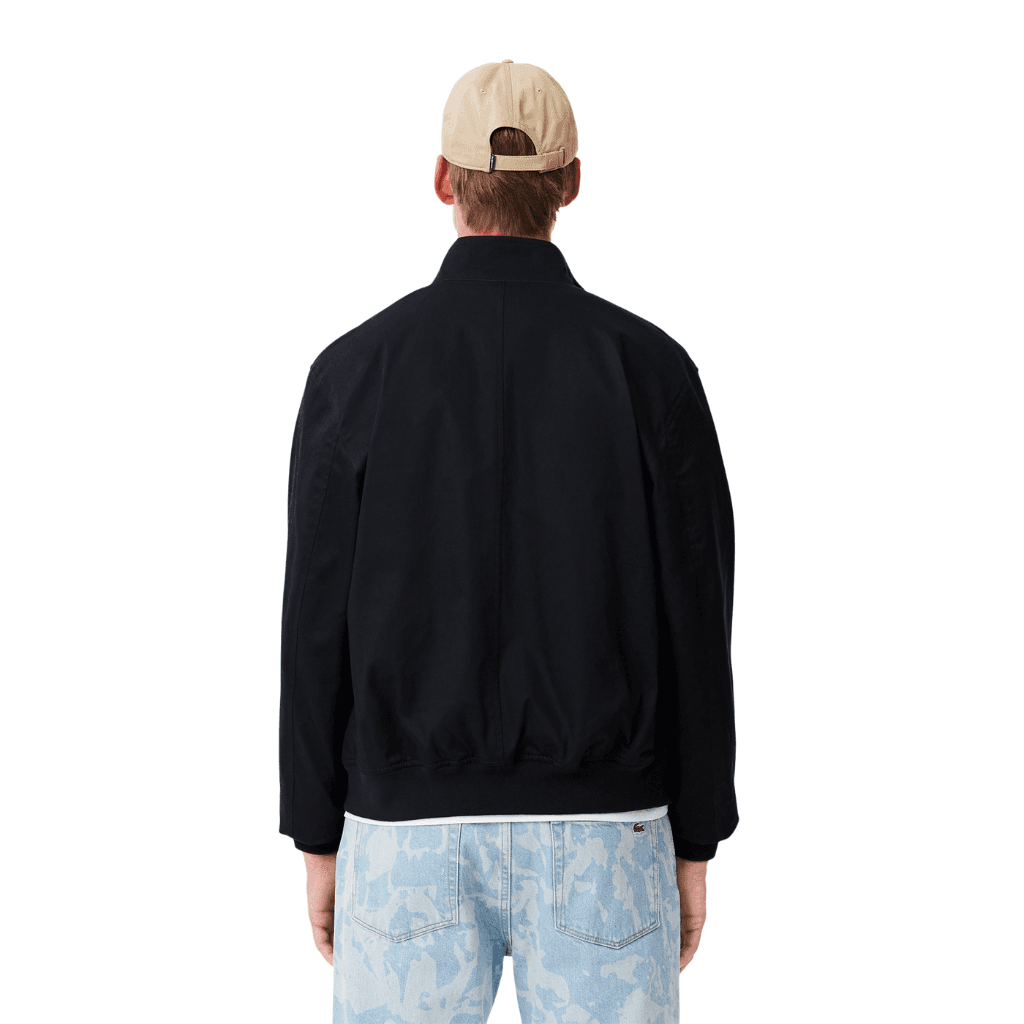 Lacoste Showerproof Harrington Jacket Navy Blue
