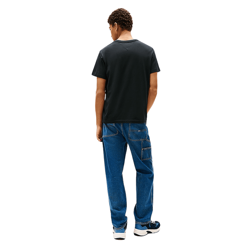 Tommy Jeans Slim Fit Jersey T-Shirt Tommy Black