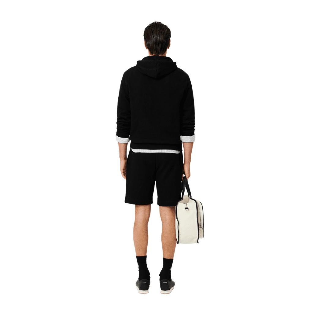 Lacoste Regular Fit Fleece Shorts Black