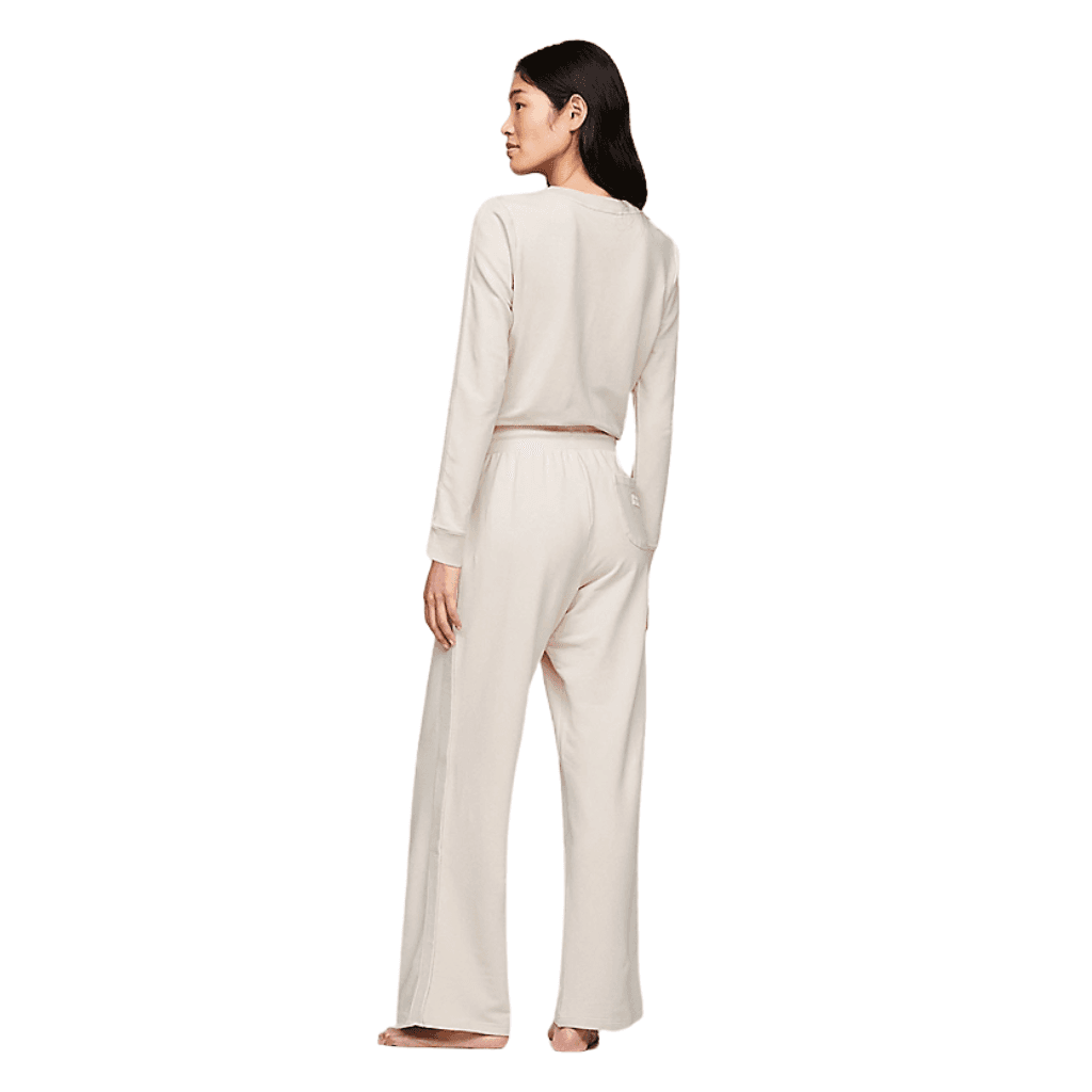 Tommy Hilfiger Logo Drawstring Lounge Modal Pants Cashmere Cream
