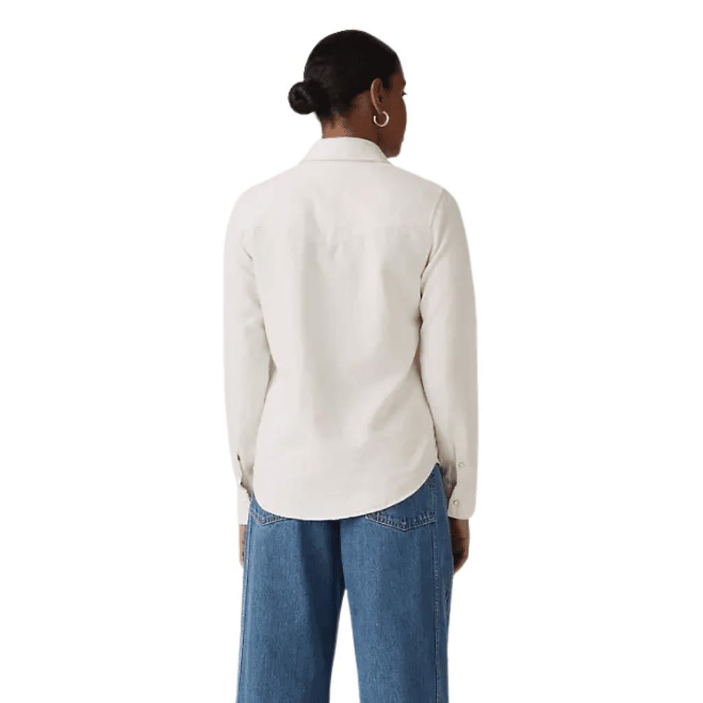 Levi's Iconic Western Shirt Ecru Crew 4