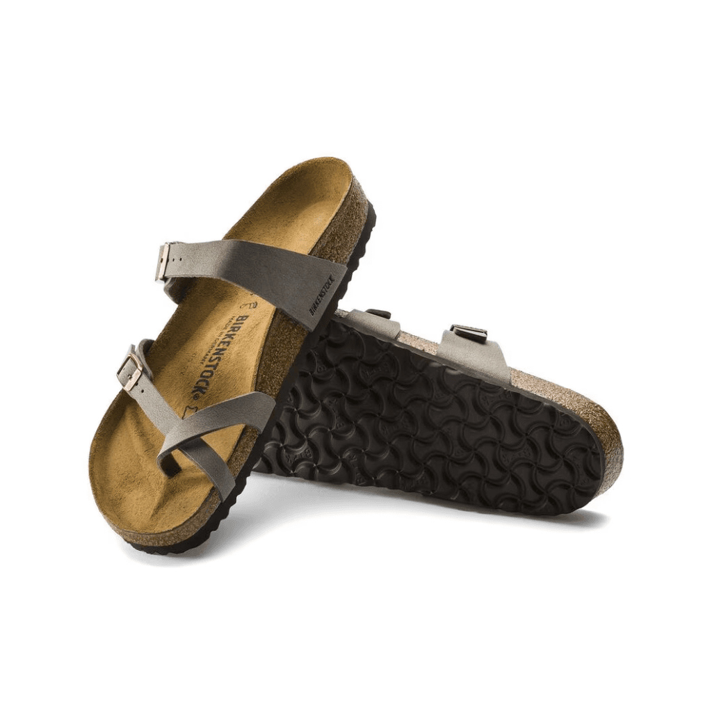 Birkenstock Mayari Birko-Flor Birkibuc Stone Regular