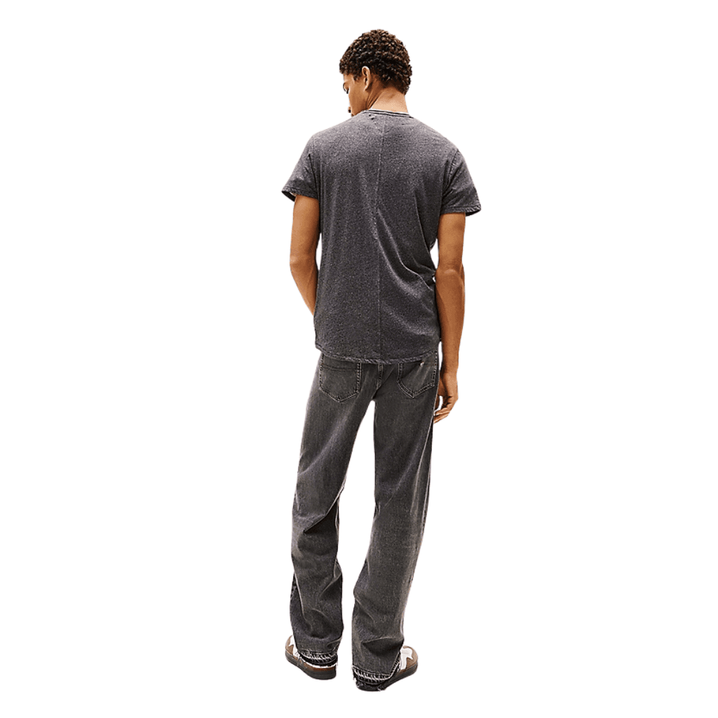 Tommy Jeans Slim Fit Crew Neck T-Shirt Black