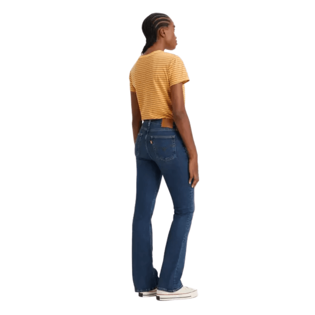 Levi's 725 High Rise Bootcut Jeans Blue Wave Dark