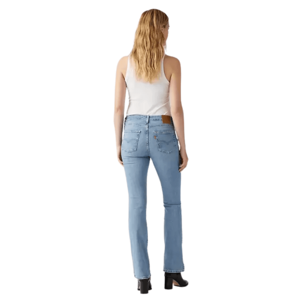 Levi's 725 High Rise Bootcut Jeans Blue Wave Light