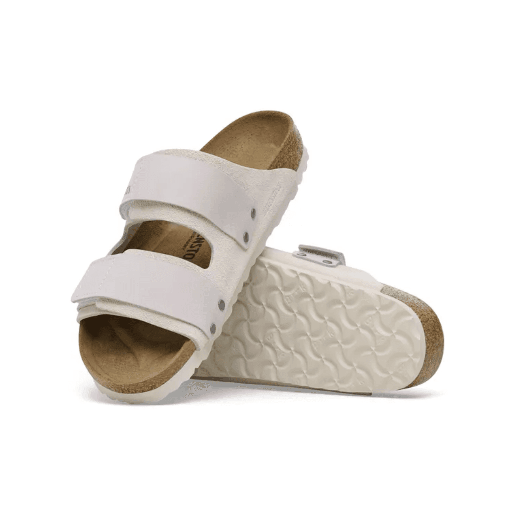 Birkenstock Uji Nubuck Leather/Suede Antique White Regular