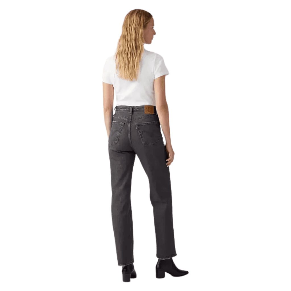 Levi's Ribcage Straight Ankle Jeans Well Worn