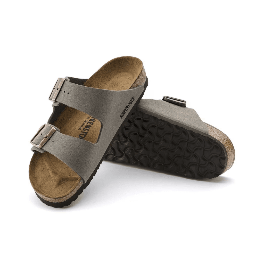 Birkenstock Arizona Birko- Flor Birkibuc Stone Regular