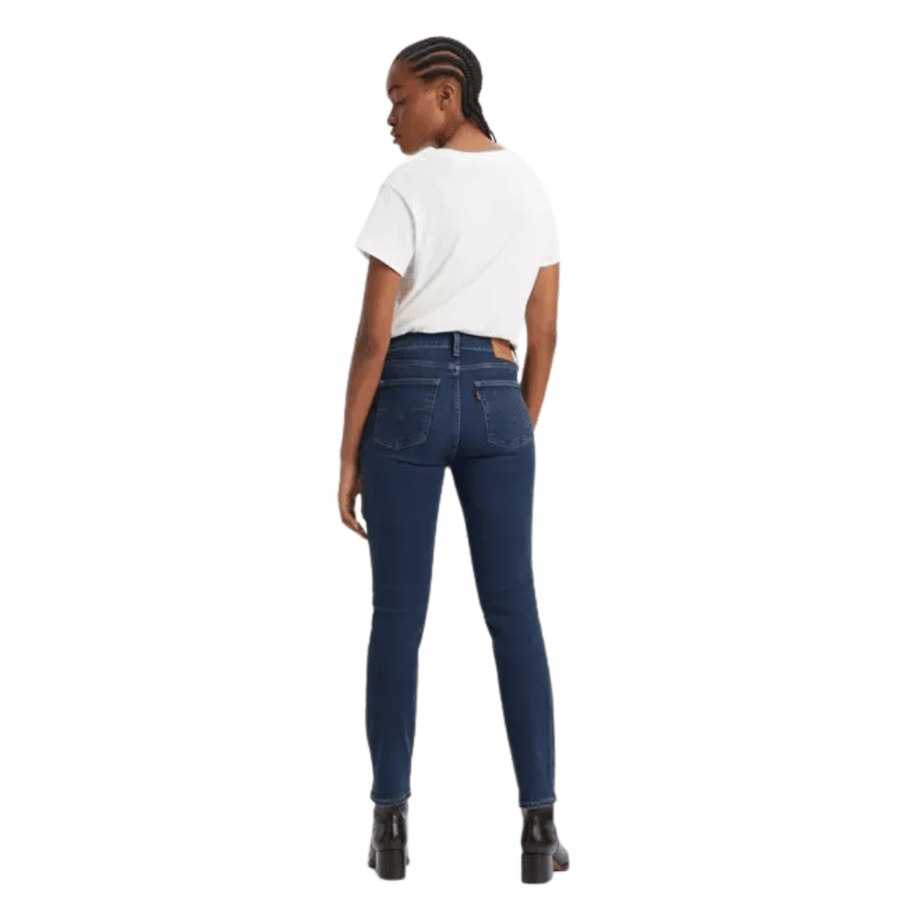 Levi's 724 High Rise Straight Jeans Blue Swell