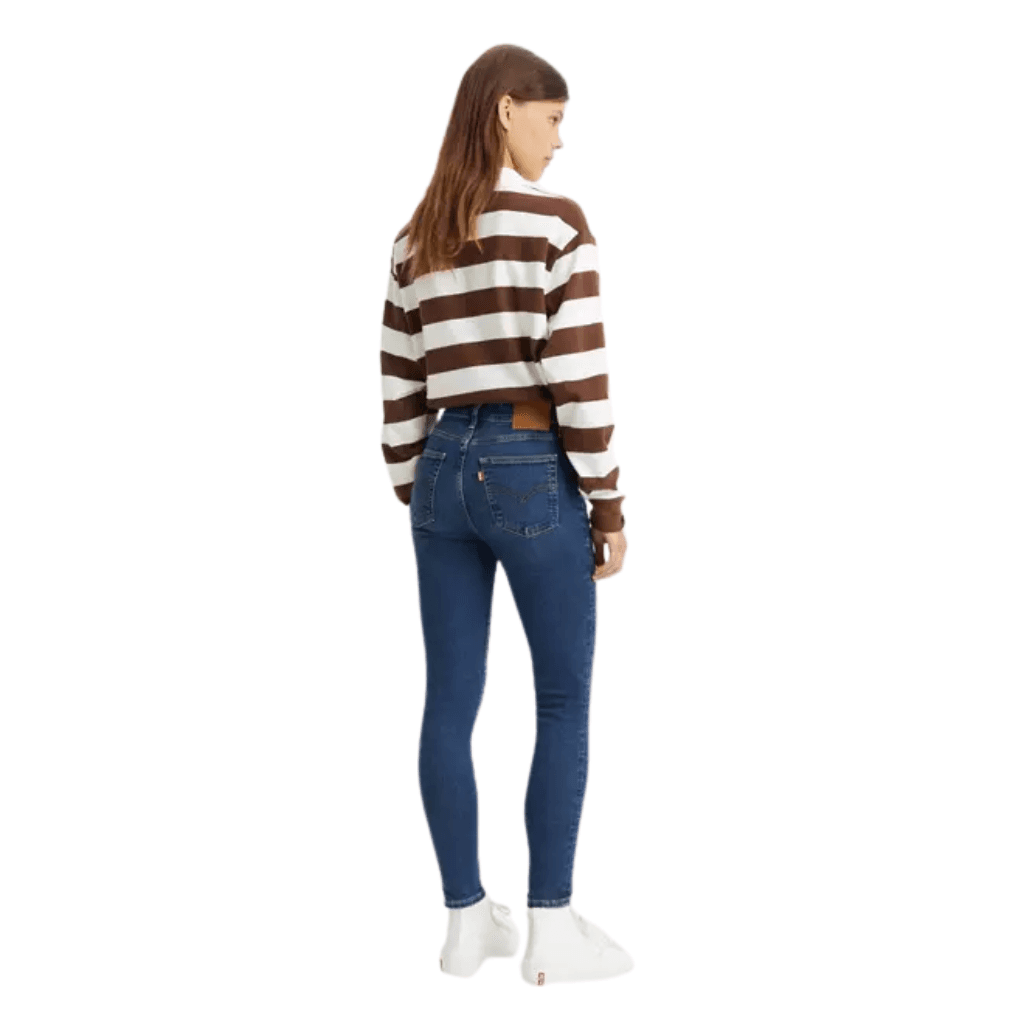 Levi's 721 High Rise Super Skinny Jeans Blue Wave Dark
