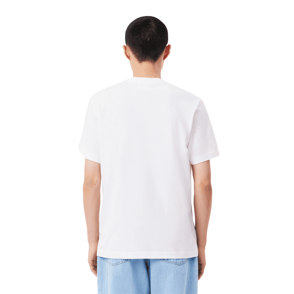 Lacoste Midweight Jersey Pocket T-Shirt White