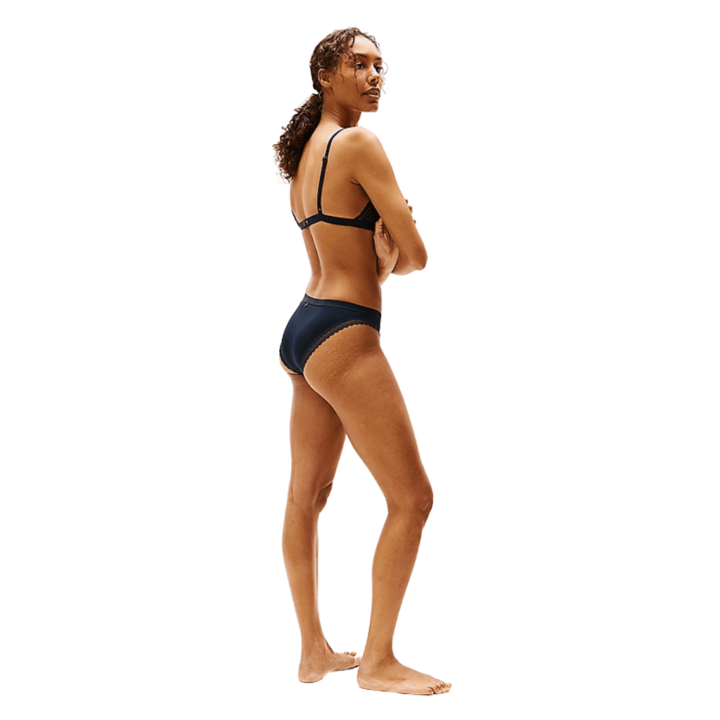 Tommy Hilfiger Logo Lace Bikini Briefs Desert Sky