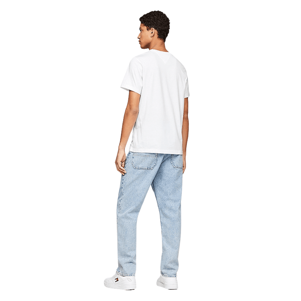 Tommy Jeans Slim Fit Jersey T-Shirt Classic White