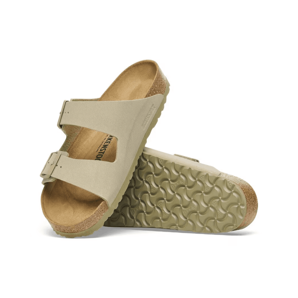 Birkenstock Arizona Birko- Flor Faded Khaki Regular