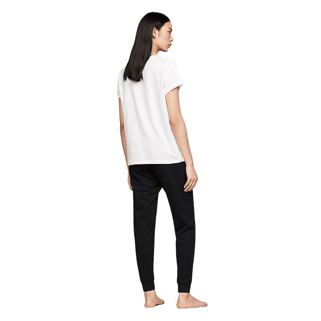 Tommy Hilfiger Logo Short Sleeve Lounge T-Shirt White