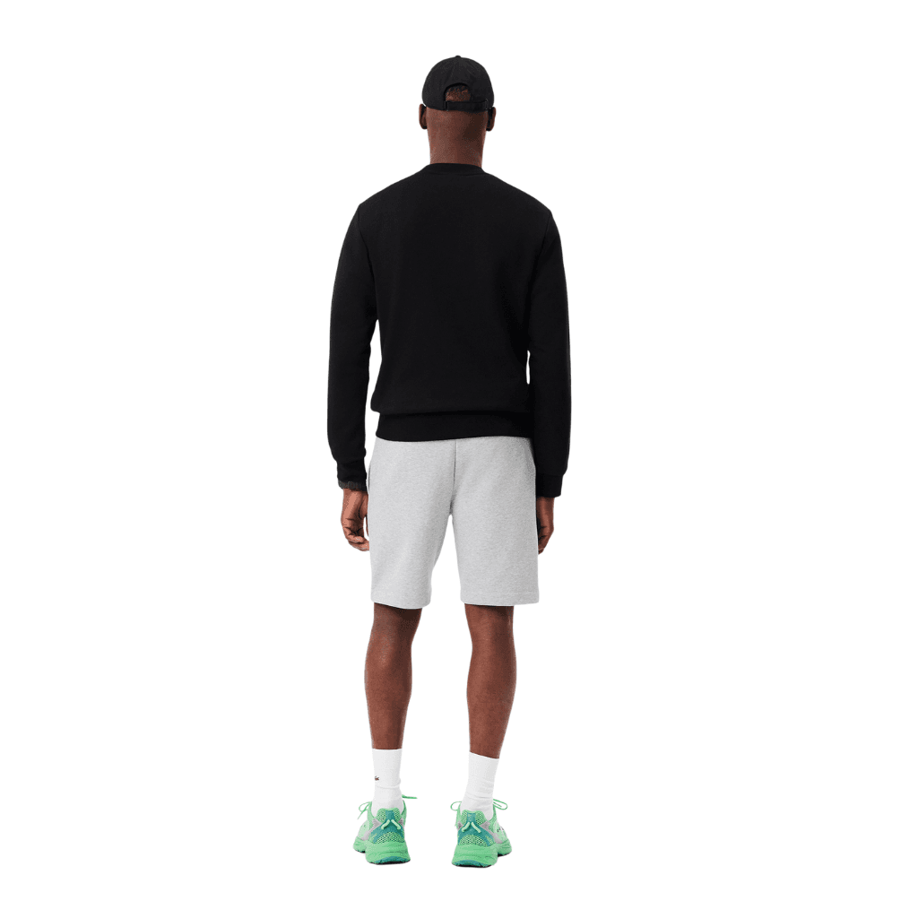 Lacoste Regular Fit Fleece Shorts Silver Chine