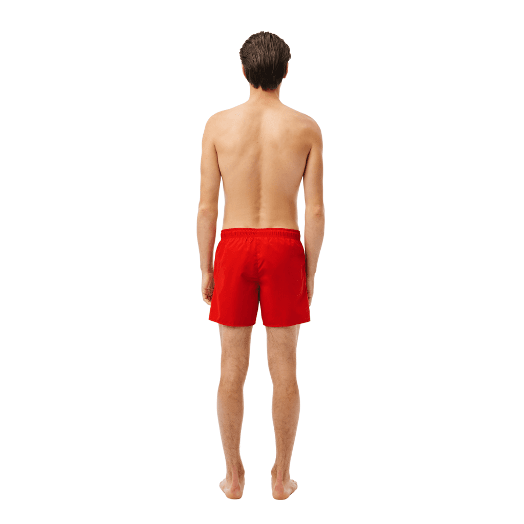 Lacoste Monochrome Swim Shorts Red/Green