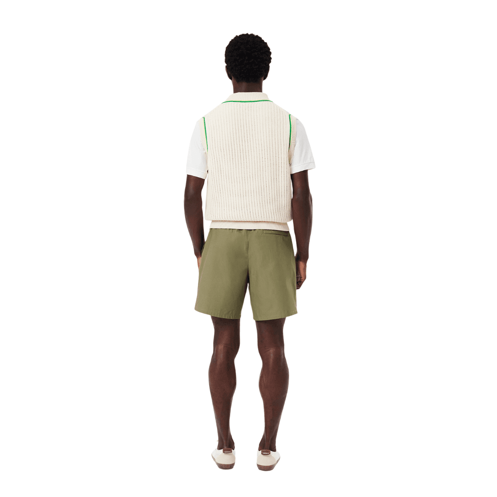 Lacoste Relaxed Fit Poplin Shorts Khaki