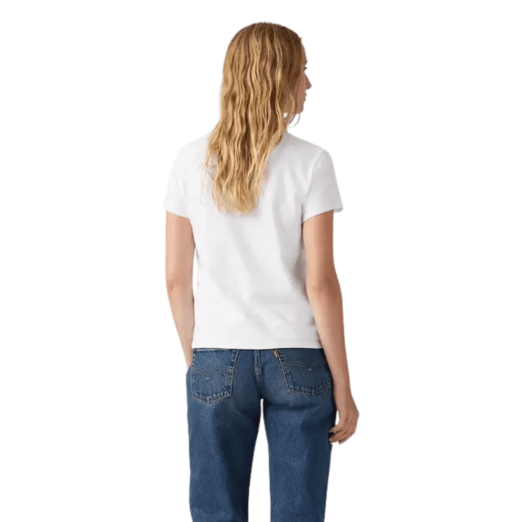 Levi's Perfect Slub V Neck Tee Bright White