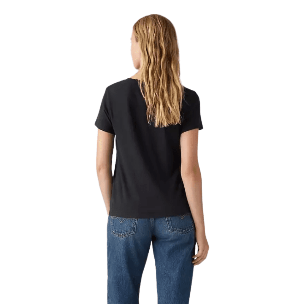 Levi's Perfect Slub V Neck Tee Anthracite Night