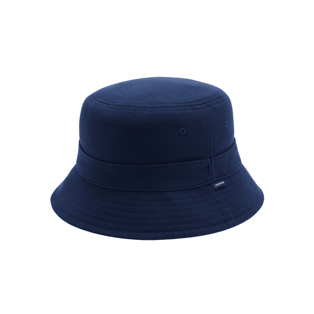 Lacoste Cotton Bucket Hat Navy Blue