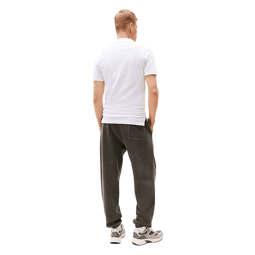 Tommy Jeans Slim Placket Polo Shirt White