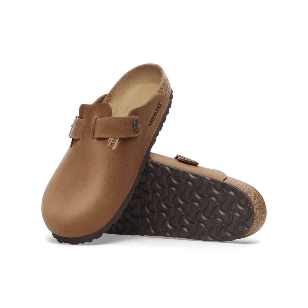 Birkenstock Boston Natural Leather Oiled Cognac Regular
