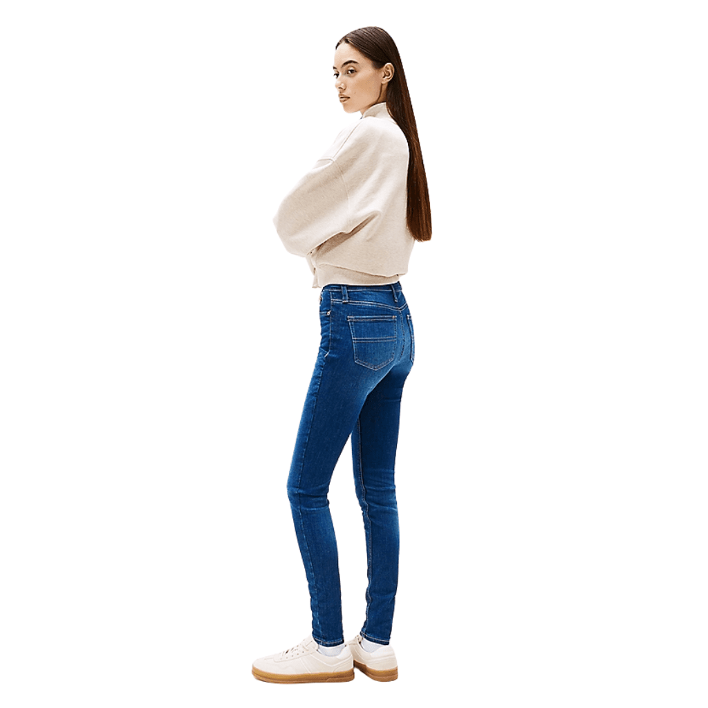 Tommy Jeans Nora Slim Fit Mid-Rise Jeans Dark Denim