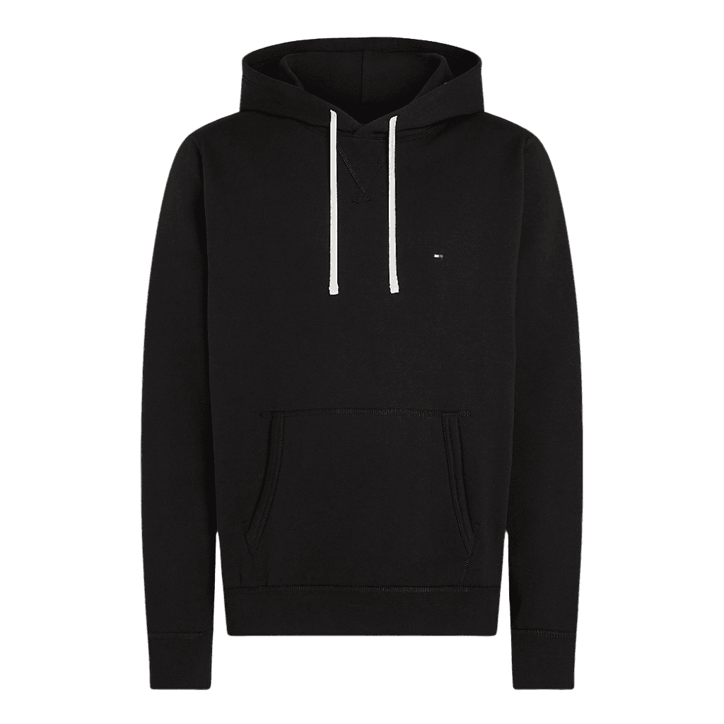 Tommy Hilfiger Fleece Drawstring Hoody Black