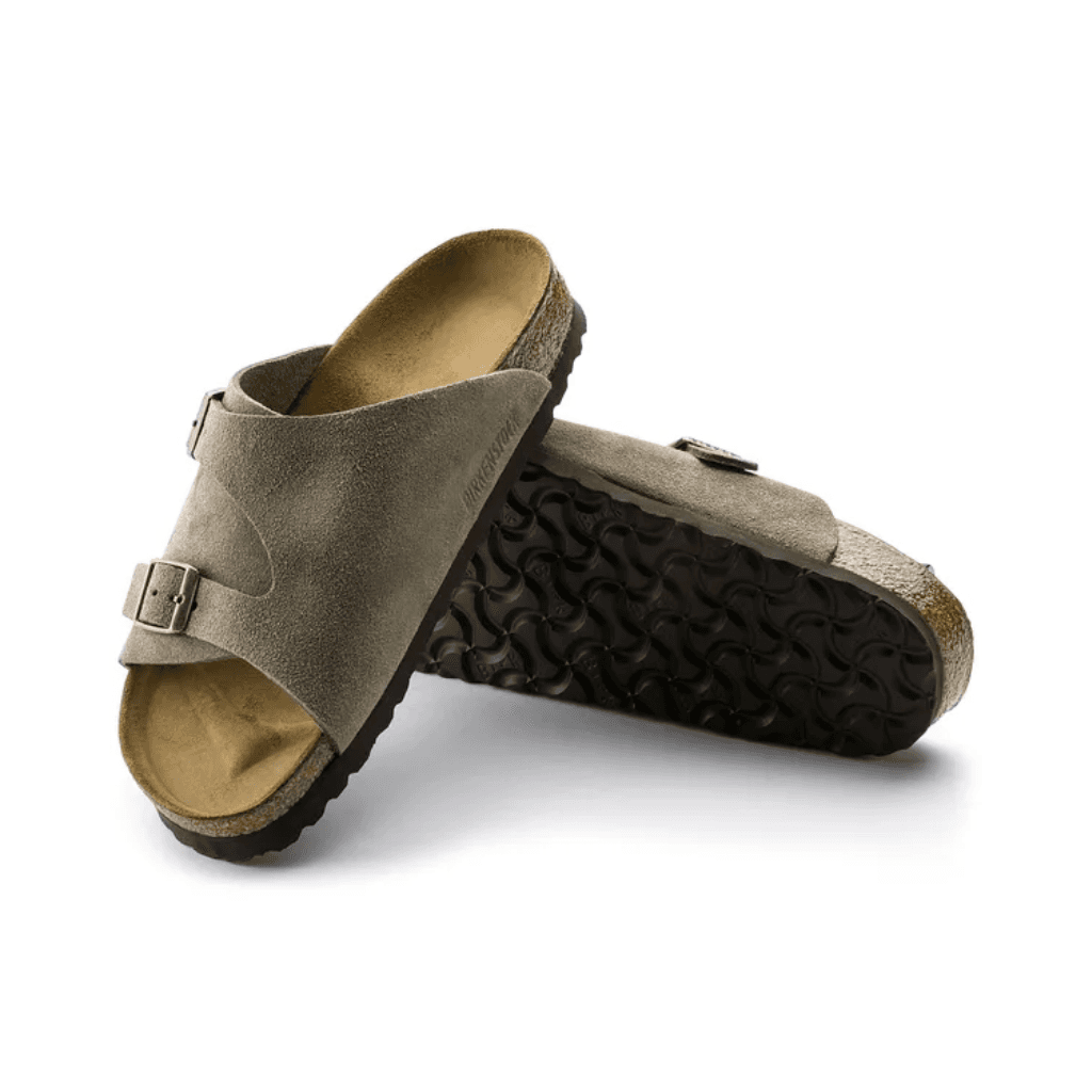 Birkenstock Zurich Suede Leather Taupe Regular