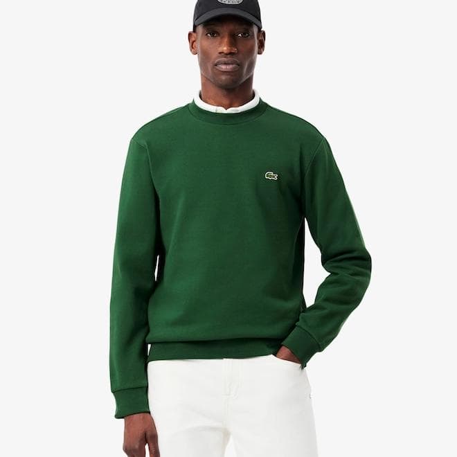 lacoste-fleece-crew-neck-sweatshirt-green