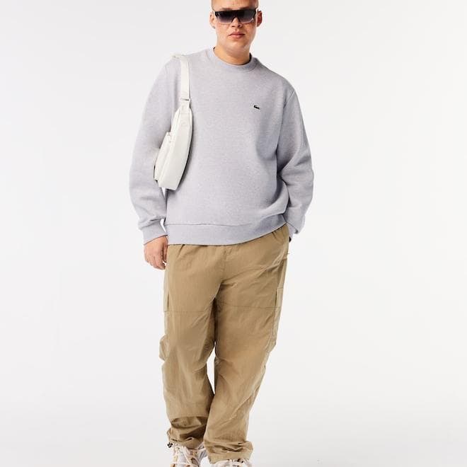 lacoste-fleece-crew-neck-sweatshirt-silver-chine