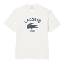 Lacoste Signature Print Cotton T-Shirt Flour swatch
